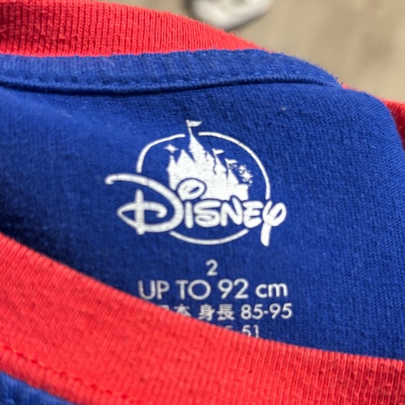 Disney Spider-Man Blue and Red Long Sleeve Tee - Picture 2 of 2